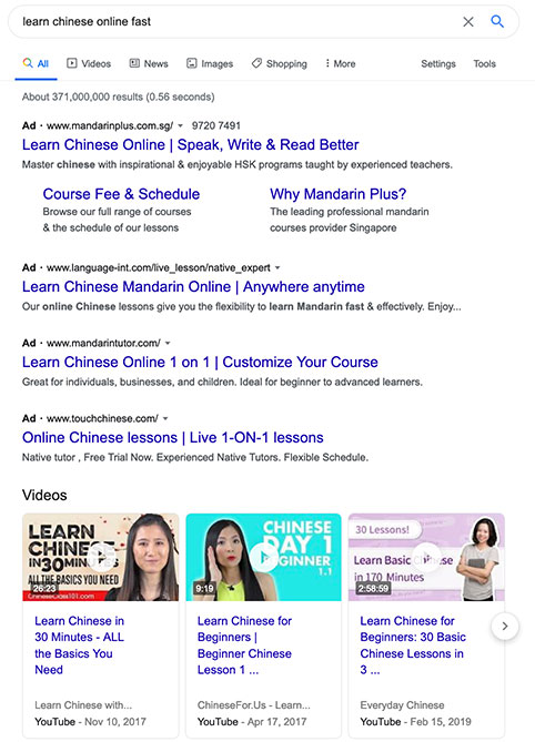 Learn Chinese online fast - Popular elearning videos. A rising translations services trends.